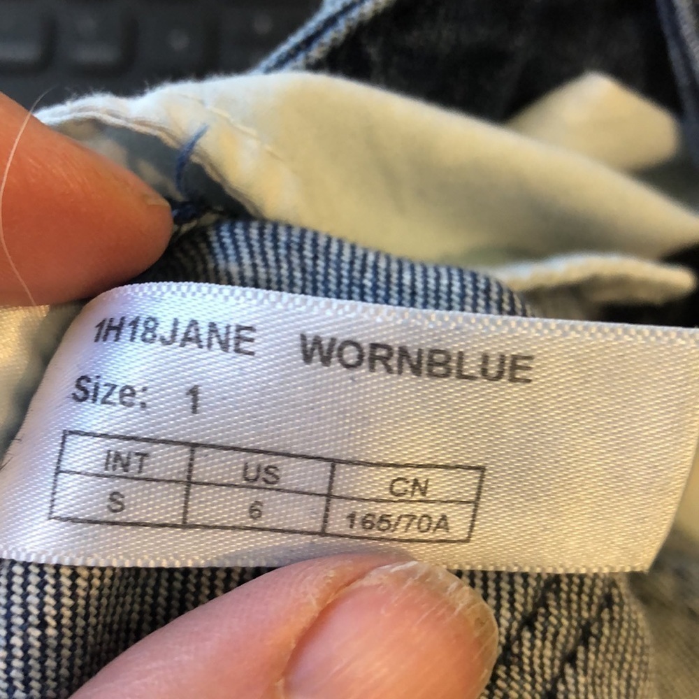 ba&sh Women's High Rise Jeans - Blue - Picture 7 of 8